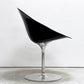 カルテル Kartell エロエス ERO S ダイニングチェア 1本脚 回転式 フィリップスタルク Philippe Starck スペースエイジ イタリアンモダン ブラック ●