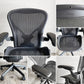 ハーマンミラー Herman Miller アーロンチェア スタンダード Bサイズ ポスチャーフィット グラファイトベース フル装備 ビル・スタンフ＆ドン・チャドウィック ■
