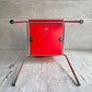 エンゲルブレヒト Engelbrechts チャリックチェア CHAIRIK Chair 101 ダイニングチェア スタッキング 4本脚 レッド プライウッド スチール デンマーク 未使用品 定価63,800円 ♪