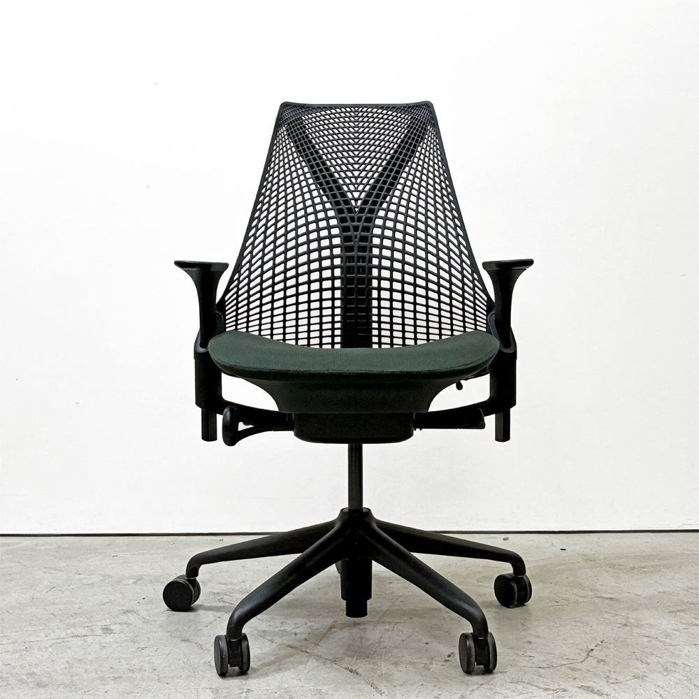 ハーマンミラー Herman Miller セイルチェア SAYL Chair デスクチェア 旧モデル イヴ・ベアール ブラック 2016年製 モダンデザイン ●