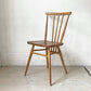 アーコール Ercol スティックバックチェア スピンドルチェア エルム材 60's UKビンテージ Vintage 英国家具 ブルーラベル ★