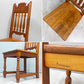 ノックオンウッド Knock on wood コロニアル ハイバックチェア1 ダイニングチェア ウォールナット無垢材 クラシカルデザイン B ◎