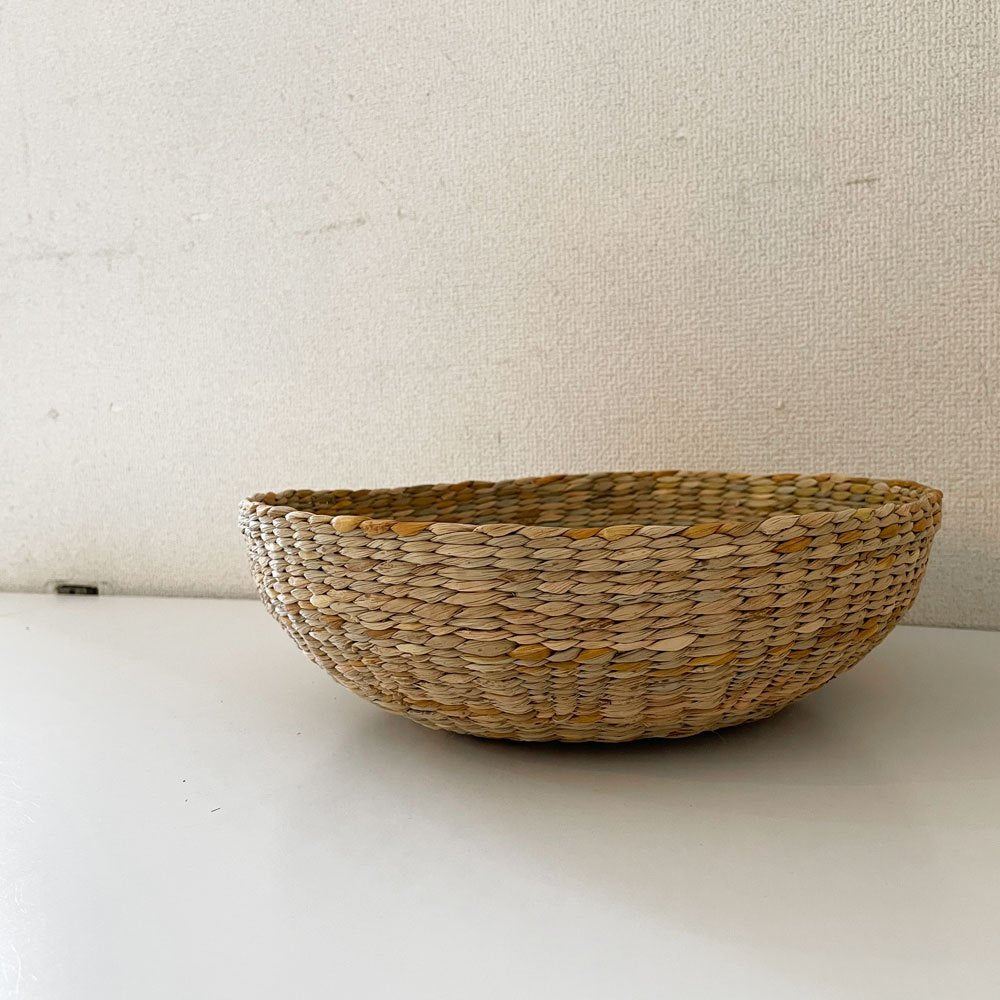 SPACE A&CO 水草 ネスティングバスケット 中 Φ30×11cm イギリス製 旧shop281 有元葉子 定価￥34,100- A ◎