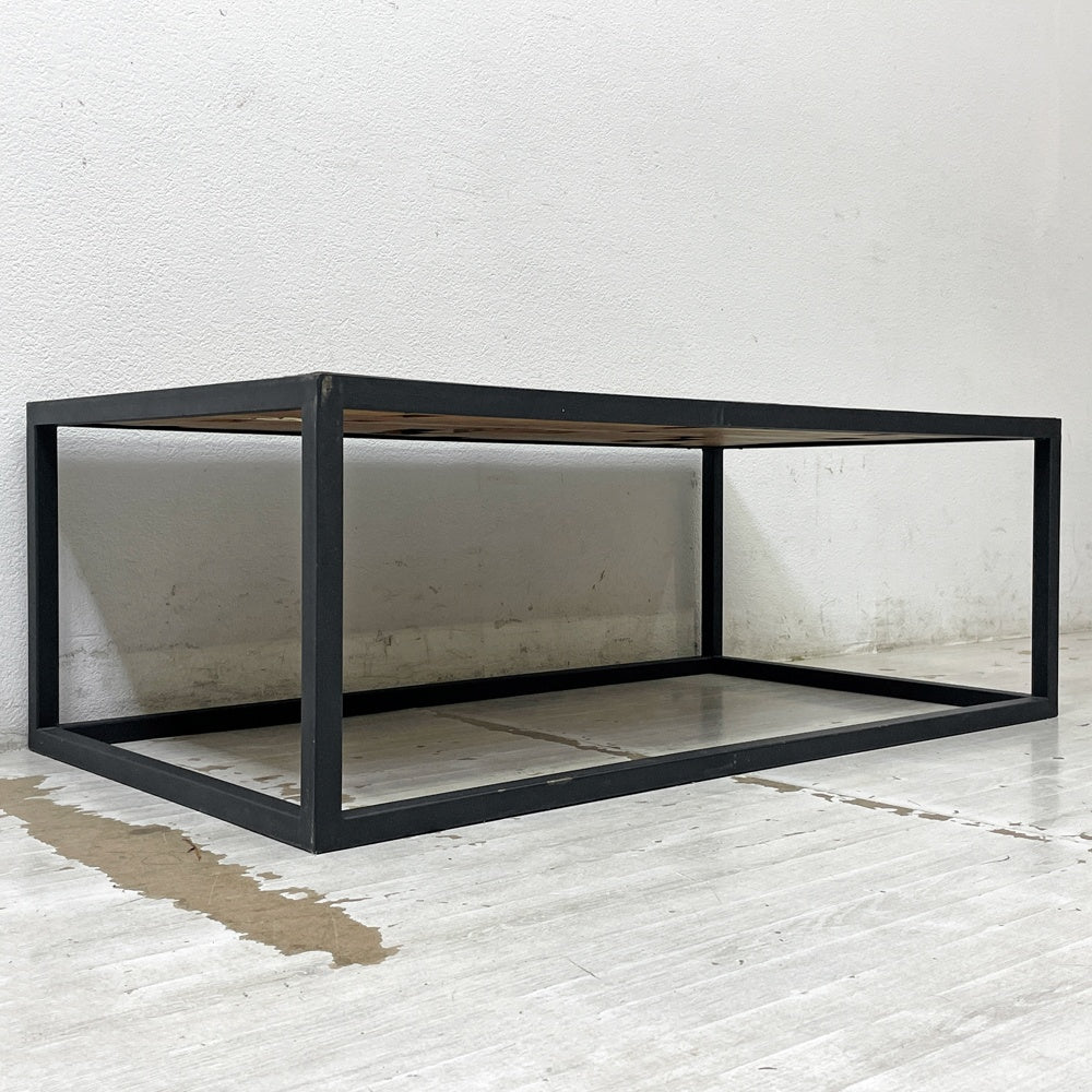 クラッシュゲート CRASH GATE ノットアンティークス Knot antiques ライザ LIZA コーヒーテーブル ローテーブル 古材天板 W110cm ●