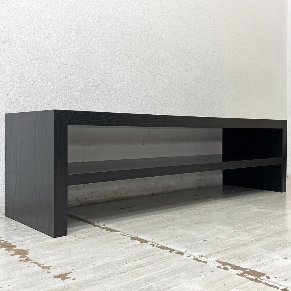 カッシーナイクスシー Cassina ixc ゼン ZEN AVボード テレビボード ホワイトアッシュ材 ダークブラウン カトリーヌ・メミ モダンデザイン 廃番 ●
