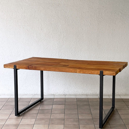 ディーボディ d-Bodhi セレベス CELEBES ダイニングテーブル チーク古材 W160cm インダストリアルデザイン 参考価格162,800円 ◇