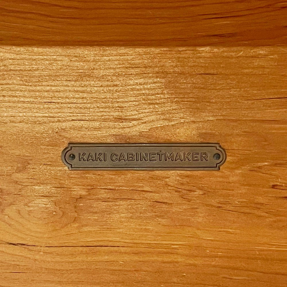 カキ キャビネット メーカー KAKI CABINET MAKER ミラーテーブル Mirror Table ドレッサー 鏡台  抽斗2杯  紅松無垢材 参考定価 ￥187,000- ●