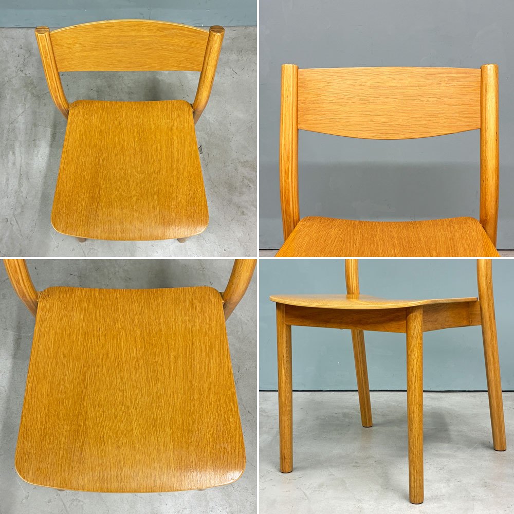 無印良品 MUJI リアルファニチャー REAL FURNITURE オーク材 ダイニングチェア ナチュラルテイスト 定価：￥25,000- B ◎