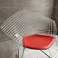 ノル Knoll ビンテージ ダイヤモンドチェア Diamond Chair ハリー・ベルトイア Harry Bertoia ホワイトフレーム シートパッド付 ミッドセンチュリー ♪
