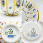 ロイヤルコペンハーゲン ROYAL COPENHAGEN ヘンリエッテ Henriette カップ＆ソーサー C&S 花柄 24K 金彩 デンマーク 北欧食器 希少 ●