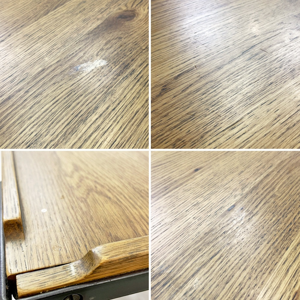 アクメファニチャー ACME Furniture ブライトン BRIGHTON ダイニングテーブル オーク材 スチール W165cm インダストリアルデザイン ●