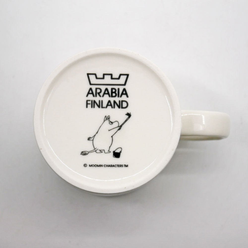 アラビア ARABIA ムーミンマグ MOOMIN フィリフヨンカ ベージュ 2004-13年 廃番 フィンランド 北欧食器 ●