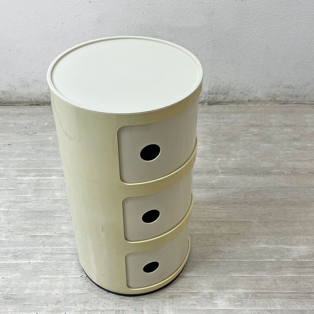 カルテル Kartell コンポニビリ COMPONIBILI 3段 ポリカーボネイト製 アンナ・カステッリ・フェリエーリ イタリア 外箱付き ●