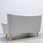 フランフラン Francfranc フルレット 2シーター カウチソファ ローソファ L字ソファ 3way ファブリック ベージュ オットマン付き W130.5cm ●