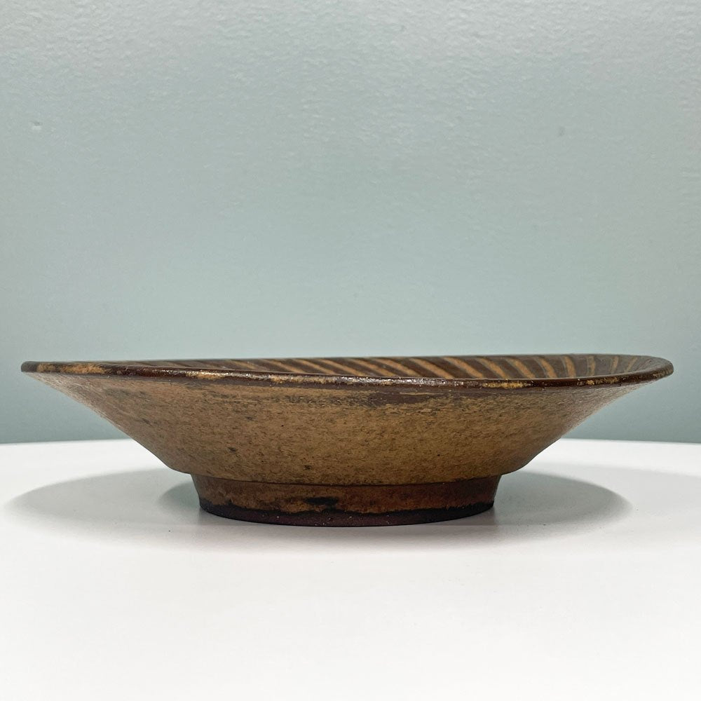 小澤基晴 ぐるぐる 8寸鉢 23.5cm 現代作家 陶器 盛鉢 鎬鉢 土器 陶器 和食器 ◎