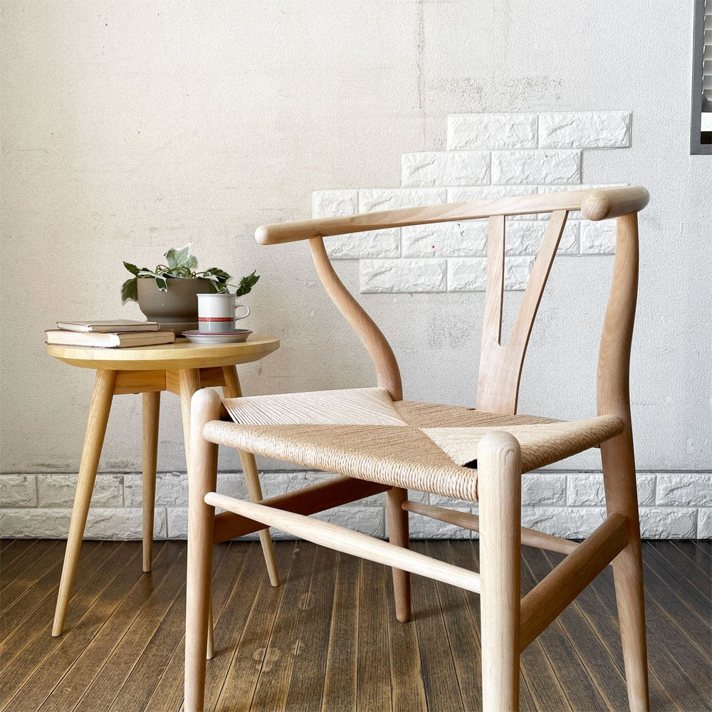 カールハンセン＆サン Carl Hansen & Son CH24 Yチェア ビーチ材 ソープ仕上げ 日本仕様サイズ ペーパーコード張替済 ハンス・J・ウェグナー デンマーク 北欧家具 ◎