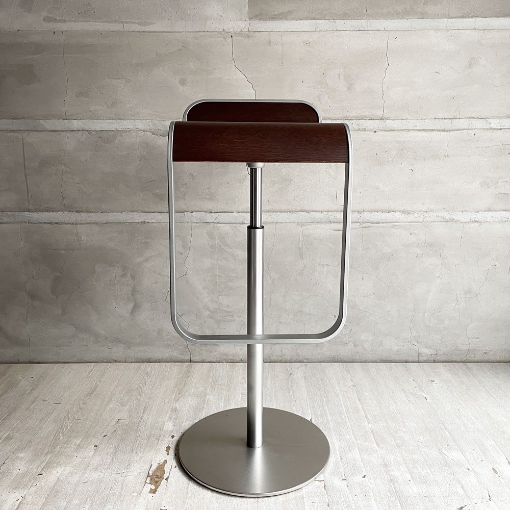 ラパルマ La palma レム LEM カウンタースツール 昇降式 カウンターチェア ハイスツール ウッドシート ダークウォールナット AZUMI アズミ A ♪