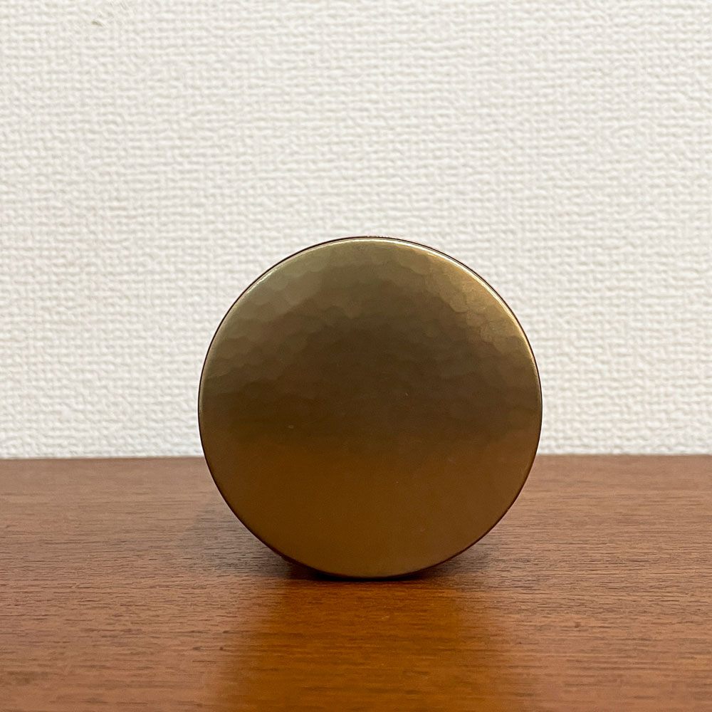 玉川堂 GYOKUSENNDO 茶筒 打出肌 銀色 茶さじ付 鎚起銅器 燕三条 伝統工芸 ◎
