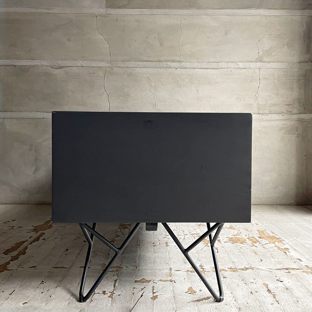 リビングハウス LIVING HOUSE. オッタシリーズ OTTA TVボード W150cm ローボード スチールレッグ 再生パイン無垢材 ナチュラルデザイン ♪