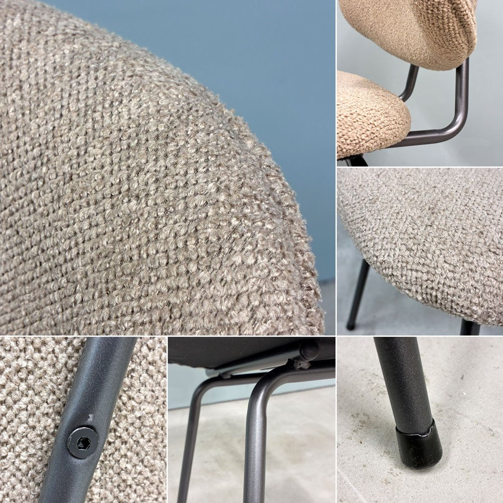 クラッシュゲート CRASHGATE ノットアンティークス Knot Antiques アボック ABOCK 肘無チェア ダイニングチェア ファブリック TIM-BEIGE 関家具 ◎