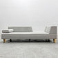 フランネルソファ FLANNEL SOFA ピヴォ PIVO ONE ARM SOFA 片アームソファ ファブリック オットマンセット ナチュラルモダン 〓