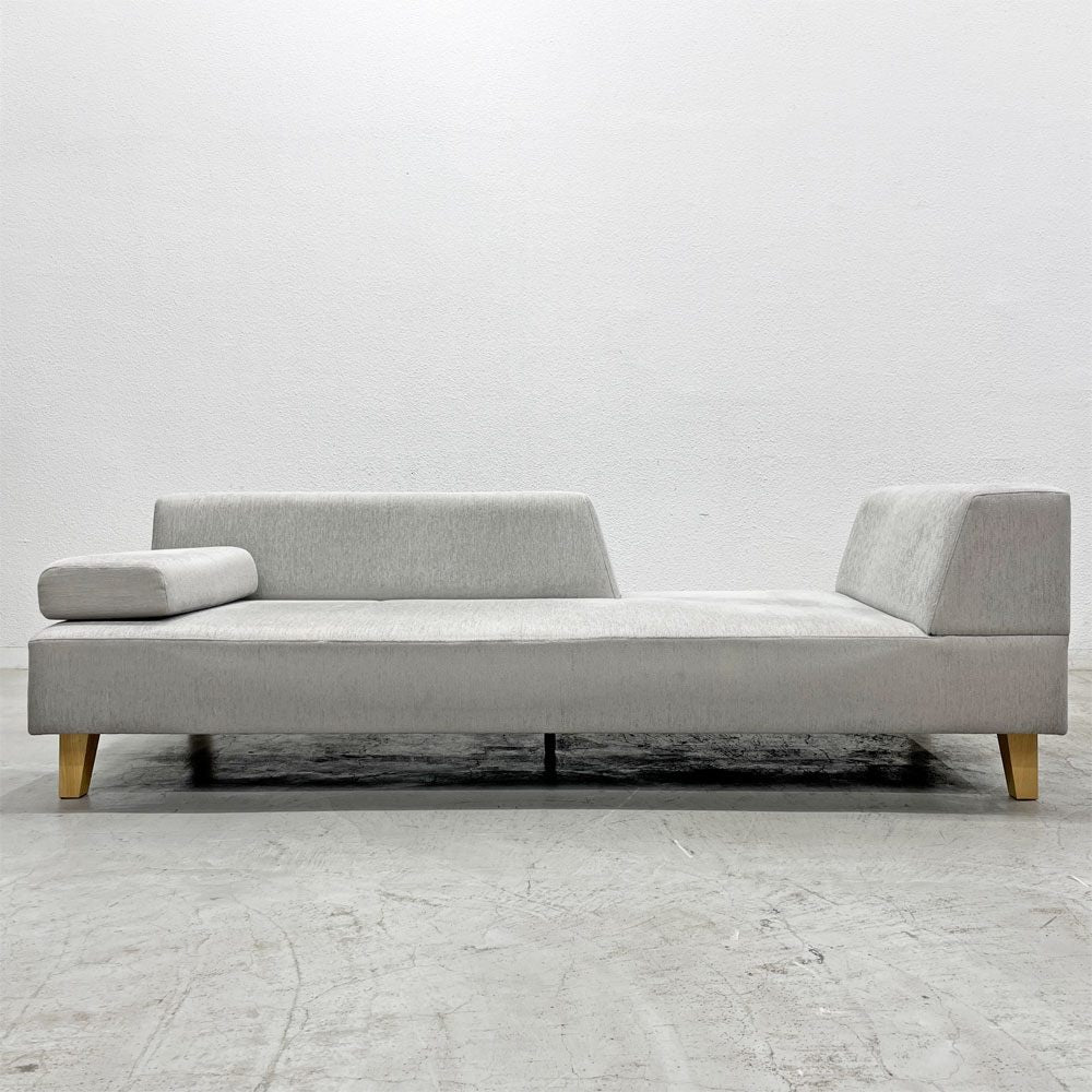 フランネルソファ FLANNEL SOFA ピヴォ PIVO ONE ARM SOFA 片アームソファ ファブリック オットマンセット ナチュラルモダン 〓