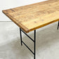 杉山製作所 ファクト L ワークテーブル FACT L WORK TABLE ダイニングテーブル W140cm 杉古材 アイアン インダストリアルデザイン ●