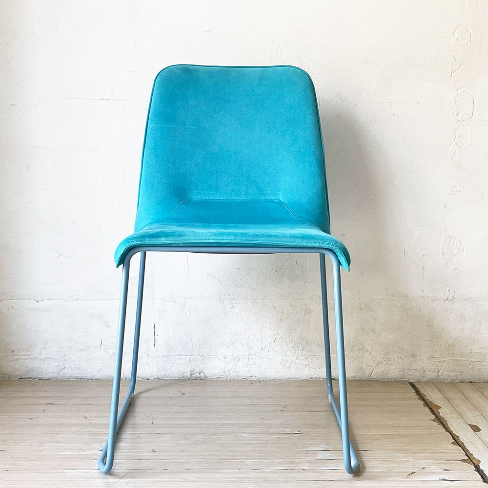 カッシーナ Cassina ixc. メンブレン MEMBRANE スタッキングチェア ダイニングチェア ブルー イタリア A ★