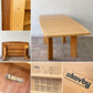 スコービー Skovby SM21K メープル材 エクステンション 伸長式 ダイニングテーブル W143-188-233cm 北欧家具 デンマーク ◇