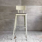 ダルトン DULTON スタンダードバーチェア Standard bar chair ハイチェア アイボリー スチール×ファブリック USビンテージスタイル 座面張替え済 参考定価¥28,600- A ♪