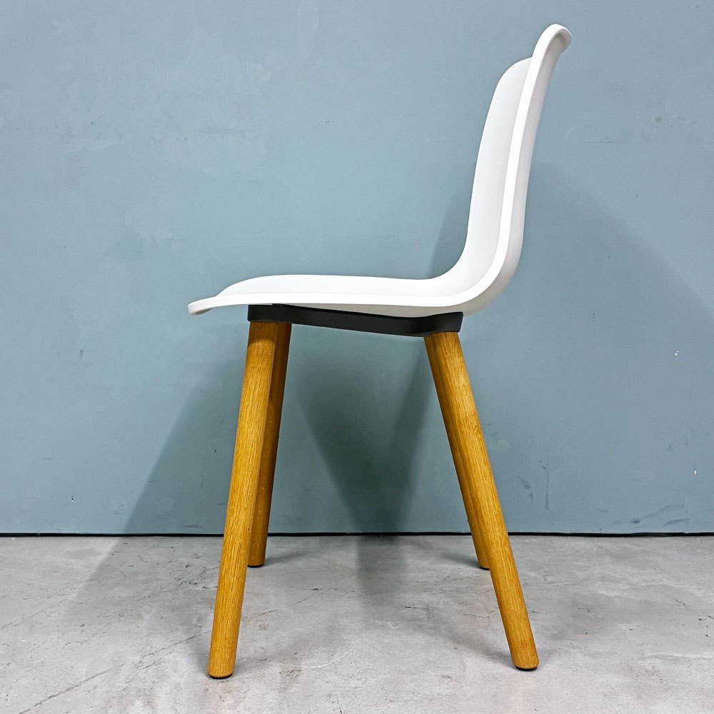 ヴィトラ vitra ハルウッド HAL WOOD サイドチェア ダイニングチェア ホワイト ナチュラルオーク ジャスパー・モリソン 定価￥83,600- ◎