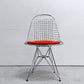 ヴィトラ vitra ワイヤーチェア Eames Wire Chair DKR5 エッフェルベース シートパッド付 レッドカラー C&R イームズ ミッドセンチュリー ●