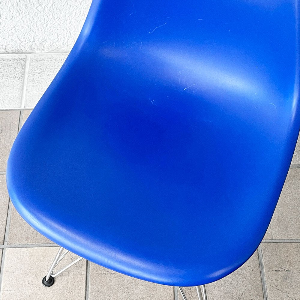 ヴィトラ Vitra サイドシェルチェア エッフェルベース ポリプロピレン製 ブルー 2001年製 C&R イームズ ミッドセンチュリーデザイン ◇