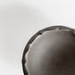 木下和美 輪花鉢 -蕾- 深皿 小鉢 Sサイズ 黒釉 磁器 11cm 現代作家 ■