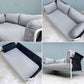 ヘイ HAY キャンソファ CAN SOFA 2シーター ソファ ロナン＆エルワン・ブルレック Ronan & Erwan Bouroullec グレー ファブリック 北欧モダン ◎