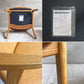 シキファニチア SIKI FURNITURE ラクS RAKU S セミアームチェア ダイニングチェア レッドオーク無垢材 バロンBA-01 合成皮革 ♪