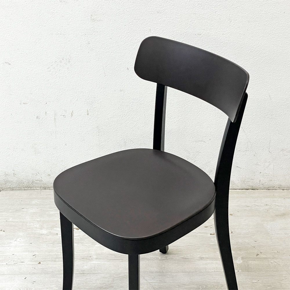 ヴィトラ vitra バーゼルチェア Basel ダイニングチェア ASAプラスチック ビーチ材 ダークブラウン × ブラック ジャスパー・モリソン ●