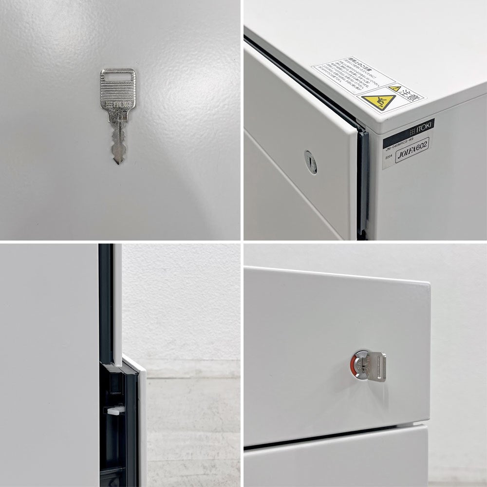 イトーキ ITOKI インステート INSTATE デスクキャビネット デスクワゴン 3段 〓