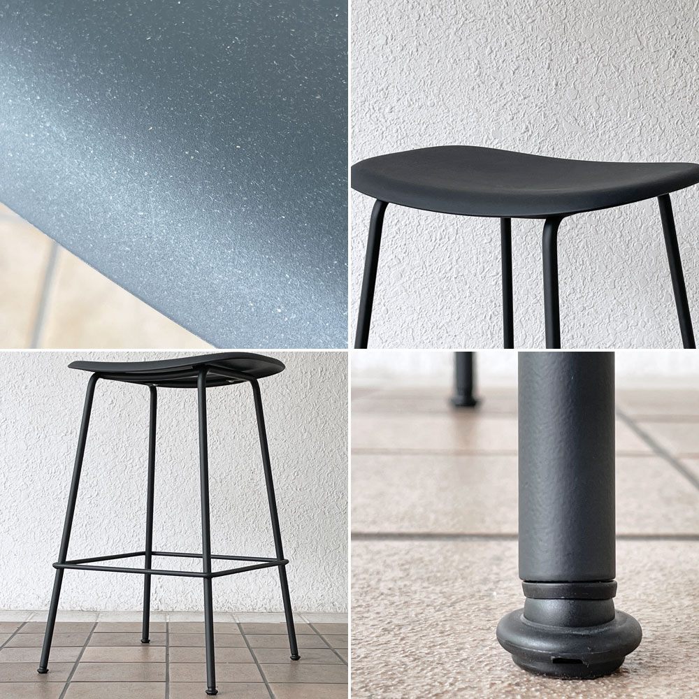 ムート muuto ファイバーカウンタースツール チューブベース FIBER COUNTER STOOL TUBE BASE ブラック イスコス-ベルリン 参考定価 ￥55,000- ◇
