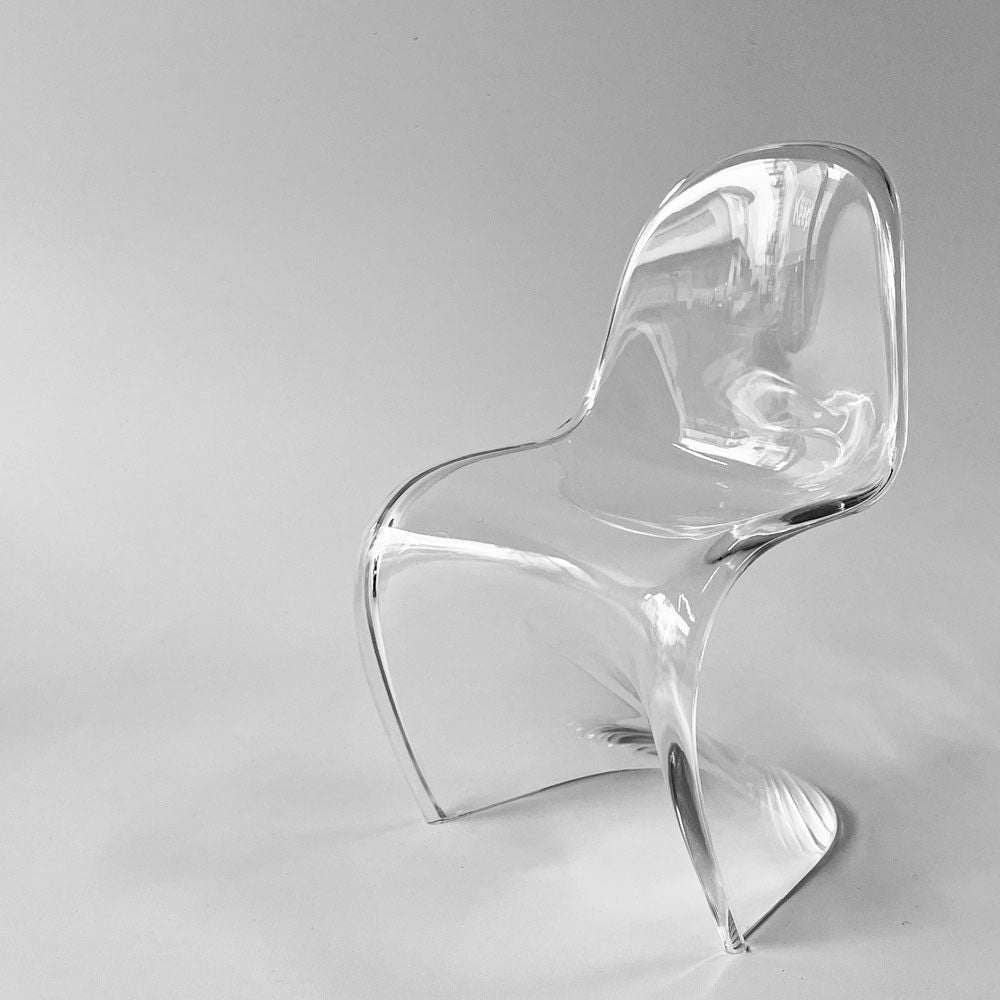 ヴィトラ デザインミュージアム Vitra Design Museum ミニチュアコレクション パントンチェア 1/6スケール 限定カラー クリア 廃盤 箱付き ◇
