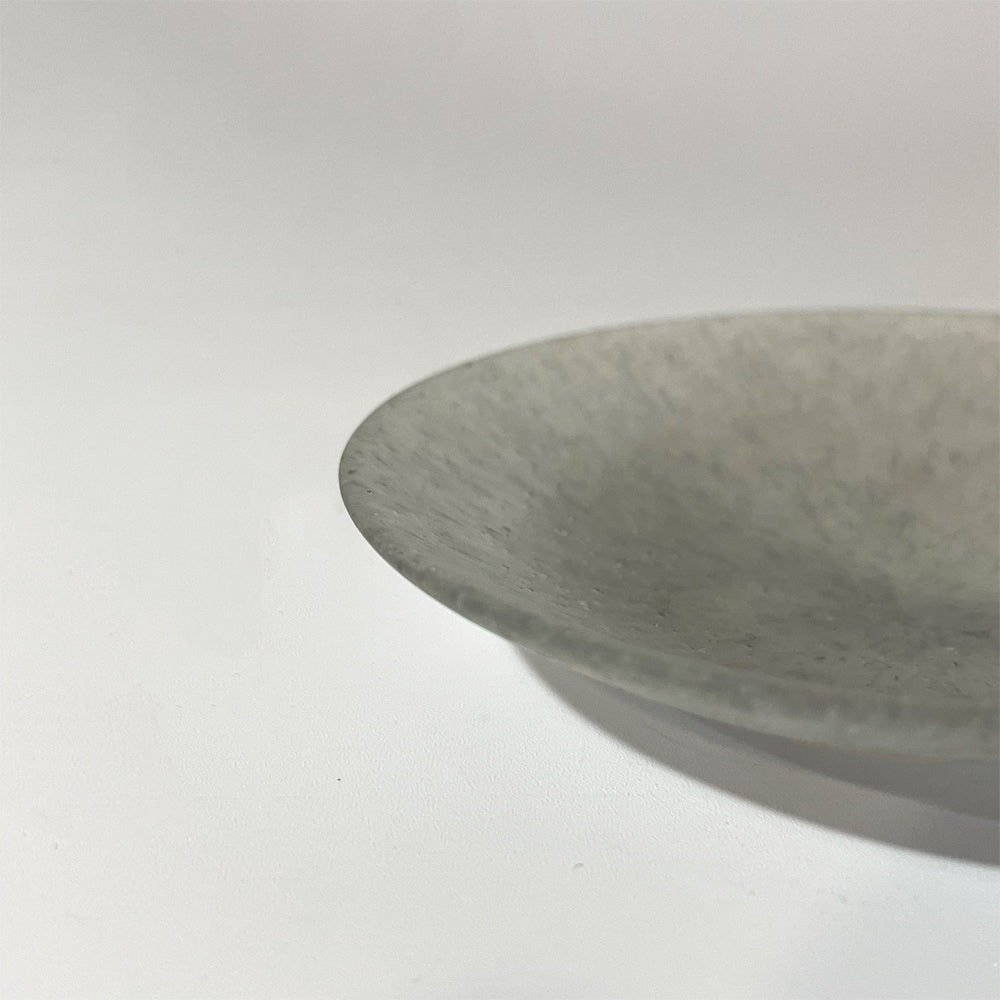 波多野裕子 パート・ド・ヴェール 小皿 8.5cm 現代作家 ★