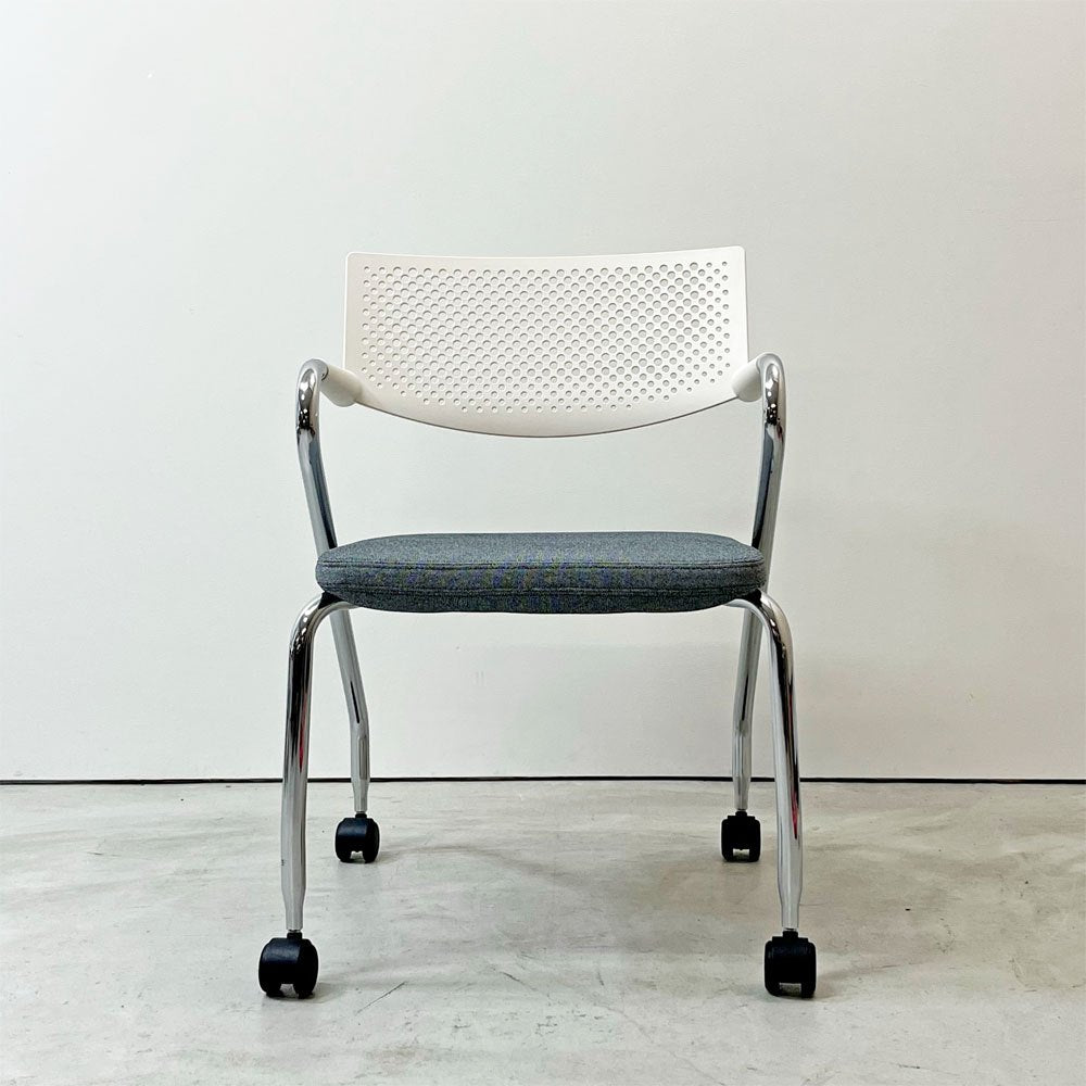 ヴィトラ vitra ビザロール Visaroll デスクチェア ミーティングチェア キャスターベース スタッキング アントニオ・チッテリオ B ●