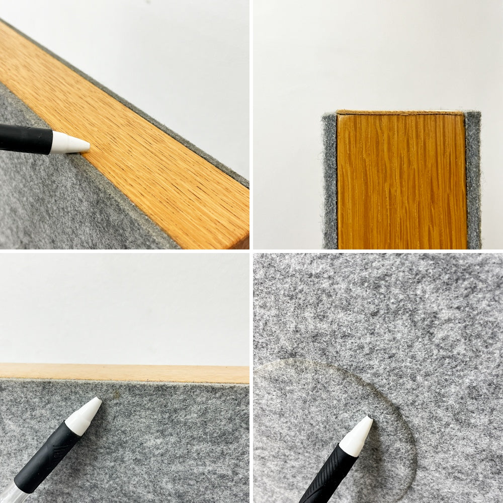 アブストラクタ Abstracta ドレミ DoReMi フロアスクリーン パーテーション オークフレーム × ドットフェルト 吸音材 Nina Jobs スウェーデン ●