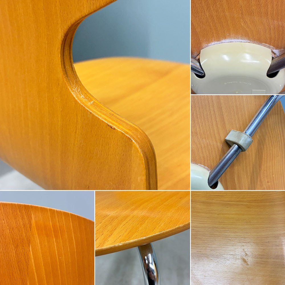 フリッツハンセン Fritz Hansen 3101 アリンコチェア アントチェア 4本脚 ナチュラルビーチ ラッカー仕上げ アルネ・ヤコブセン G ◎