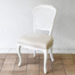 サラグレース Sarah Grace SGD デビュー ダイニングチェア DEBUT DINING CHAIR CHARM BD WHITE&NATURAL LINEN ラタンバック アンティーク風 参考定価 \55,000- B ◇