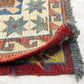 ビンテージ Vintage イラン アフガニスタン キリムラグ 絨毯 スマック織り 107×89 cm 幾何学模様 トライバルラグ ●