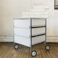 カルテル Kartell モビル3ワゴン MOBIL 3 WAGON 3ドロワー チェスト アイス キャスターワゴン ストレージ アントニオ・チッテリオ イタリア 定価163,500円 ◎