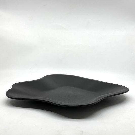 イッタラ iittala アルヴァ・アアルトコレクション Alvar Aalto プライウッドボウル プレート 385mm  ブラック 北欧 バーチ材 希少カラー ●