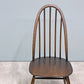 アーコール Ercol クエーカーチェア ダイニングチェア ハイバック オールドコロニアル ブラウン エルム材 × ビーチ材 UKビンテージ 英国家具 ◎
