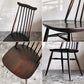 アーコール Ercol ゴールドスミス ダイニングチェア コロニアル ハイバック エルム材 ダークブラウン UKビンテージ 英国 ■